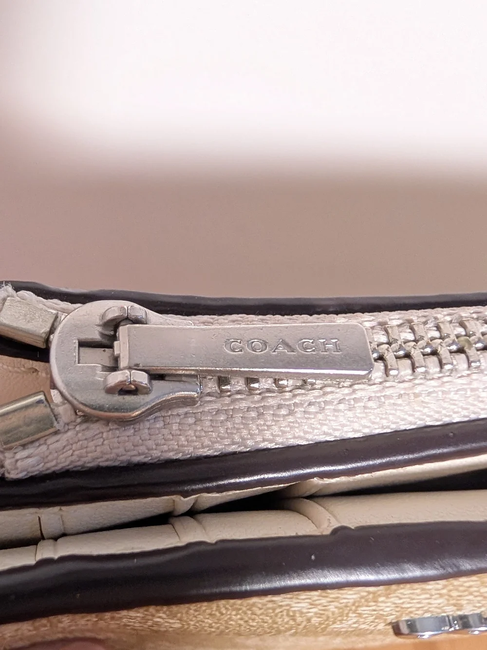 Coach Signature Canvas Wallet